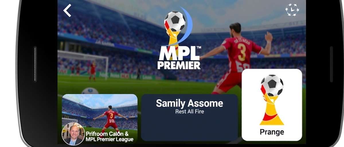MPL Mobile Premier League Home Interface with Game Icons